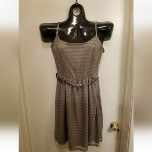 Maurices Studio Y Gray Belted Dress